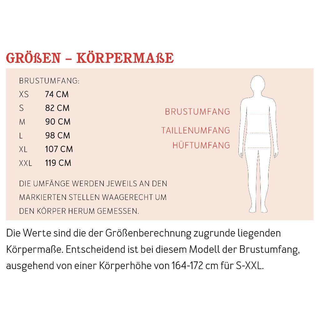 Papierschnittmuster Rollkragen Frau Reta XS-XXL